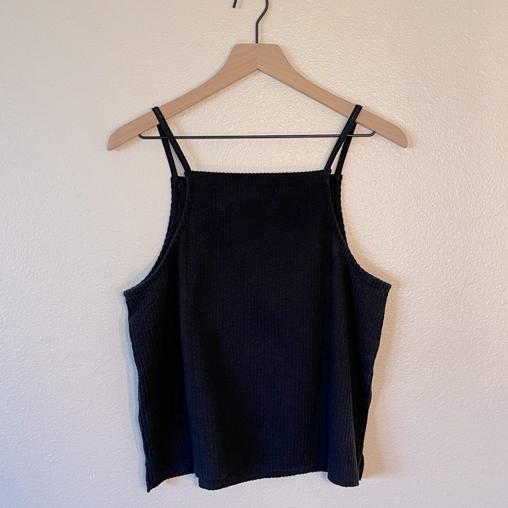 Boxy Square-neck Spaghetti Strap Madewell Top (Size M)